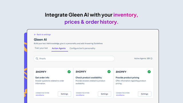 Gleen AI是您商店的完美伴侣