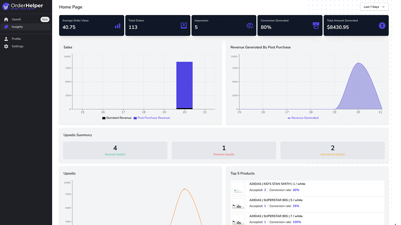 Order Helper Revenue Booster Screenshot