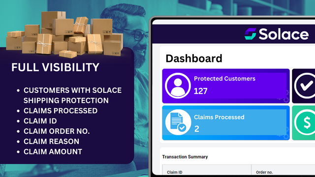 Solace Merchant Dashboard