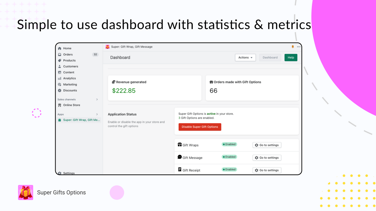 Einfaches, benutzerfreundliches Dashboard mit hohem Anpassungsgrad