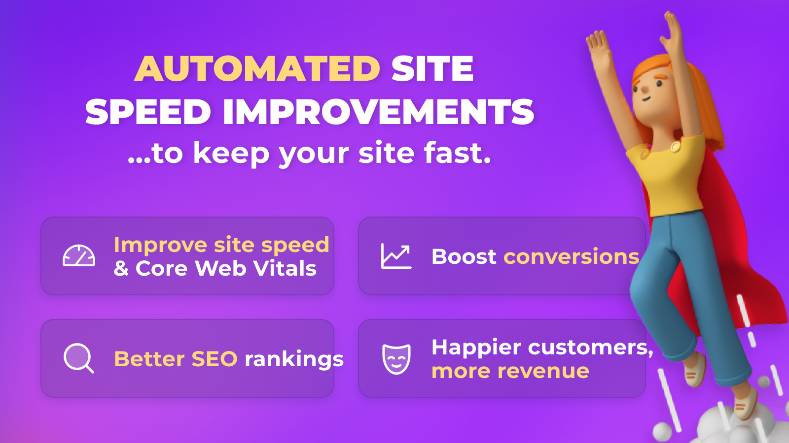 Automated site speed improvements
