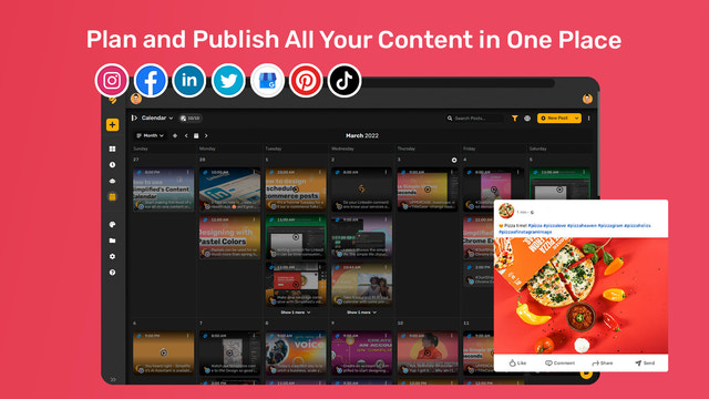 Organisez, planifiez et programmez des publications à partir d'une seule plateforme