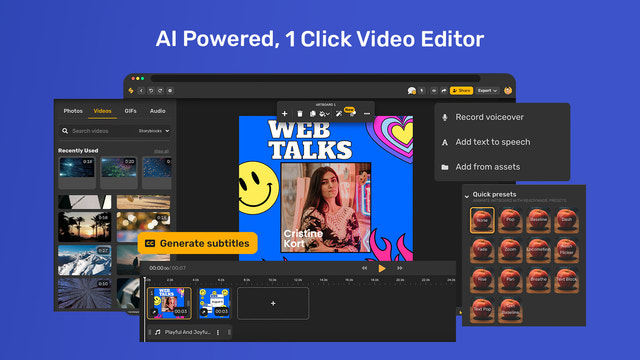 Edición de video simplificada con Simplified