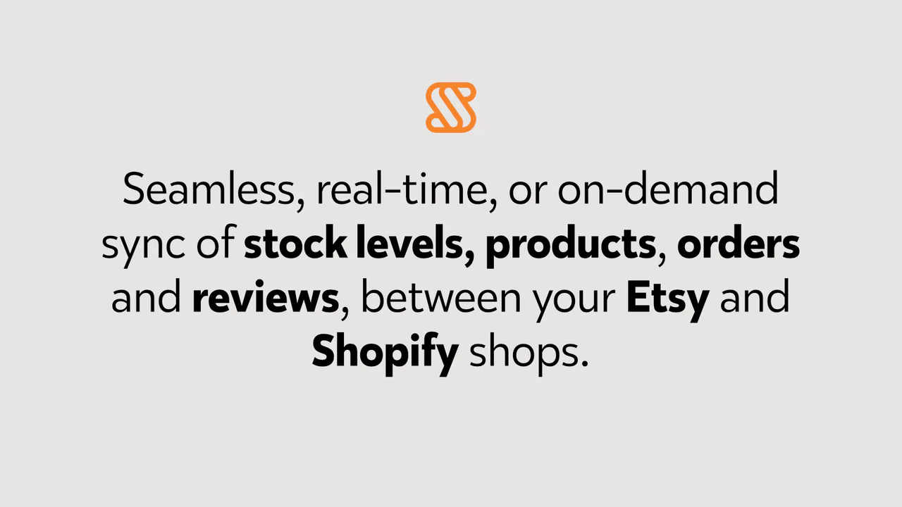 Etsy与Shopify之间的完整实时店铺同步