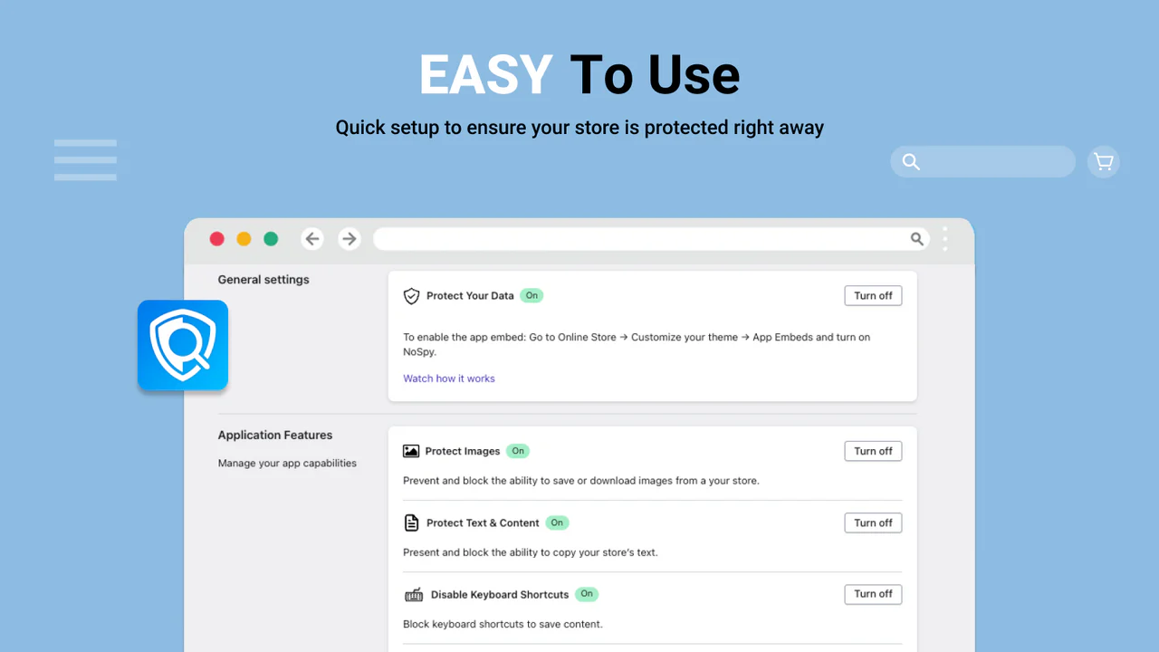 Fácil de usar y configuración rápida