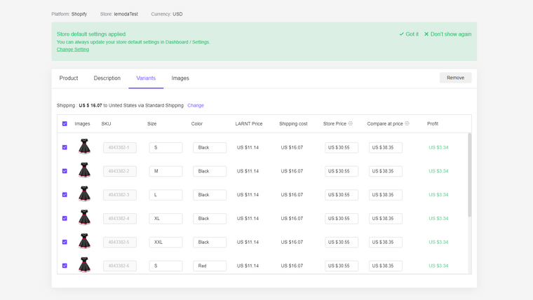 LARNT: Branding & Dropshipping Screenshot