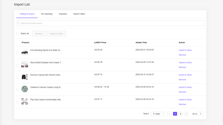 LARNT: Branding & Dropshipping Screenshot