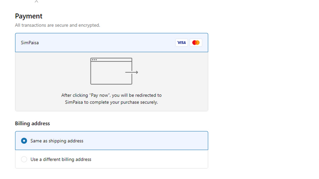 Application de paiement SimPaisa