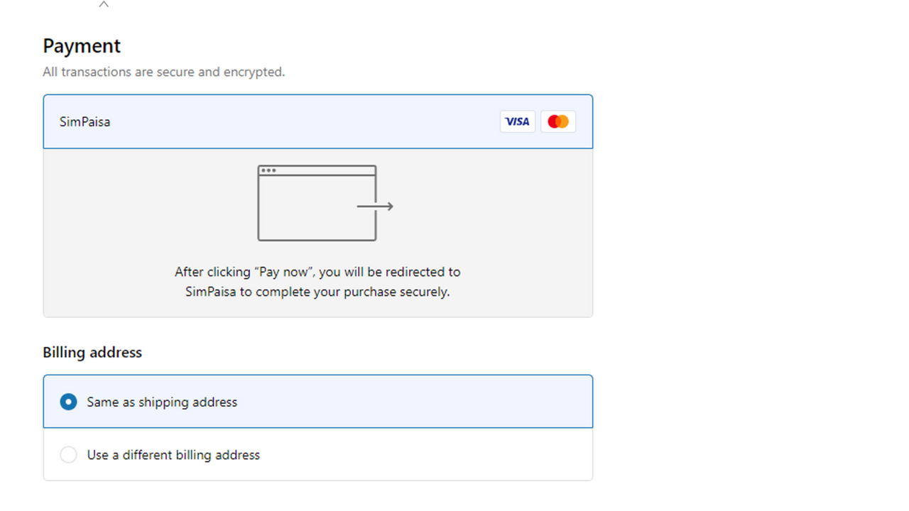 Application de paiement SimPaisa