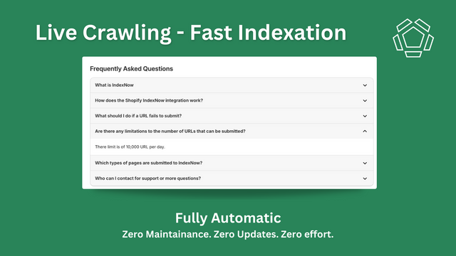 Painel do Index Now