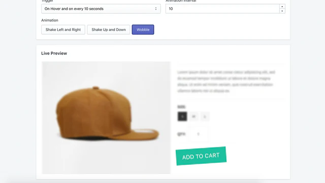 CartShaker - Shake Cart Button Shopify