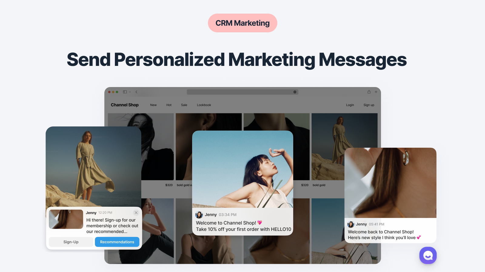 Envie Mensagens de Marketing Personalizadas