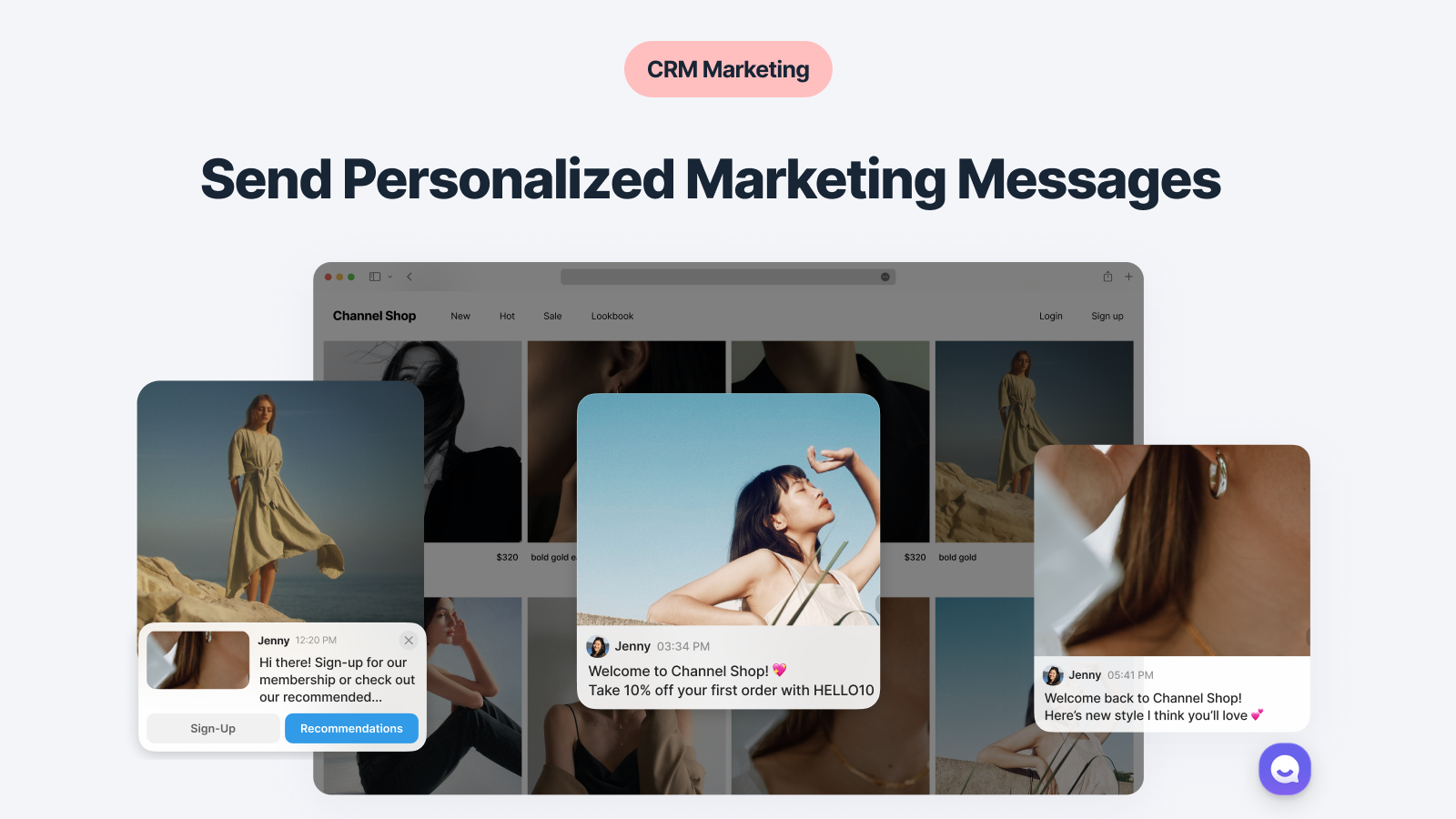 Envoyez des messages marketing personnalisés