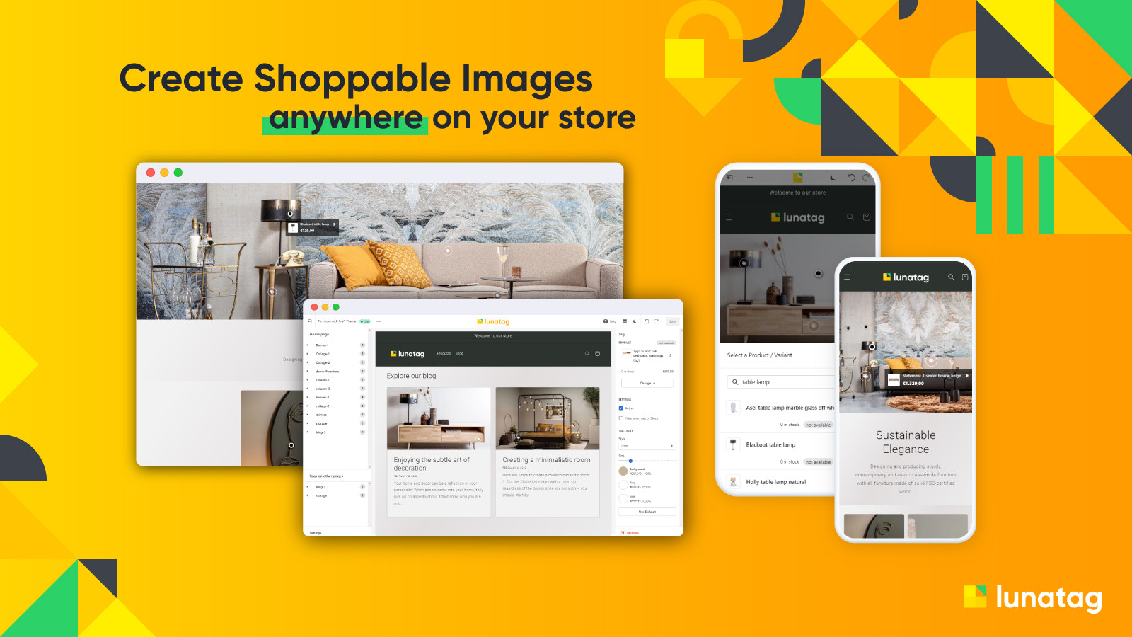 Create Shoppable Images - Anywhere on your store.