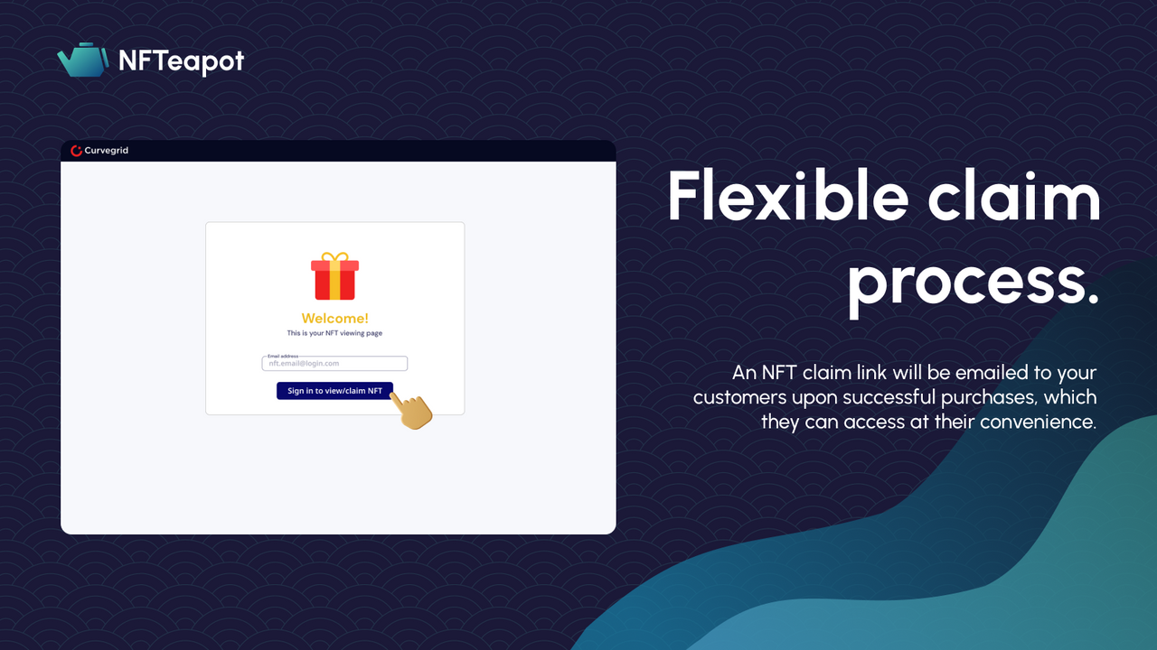 Screenshot of App. Tagline: Flexible claim process