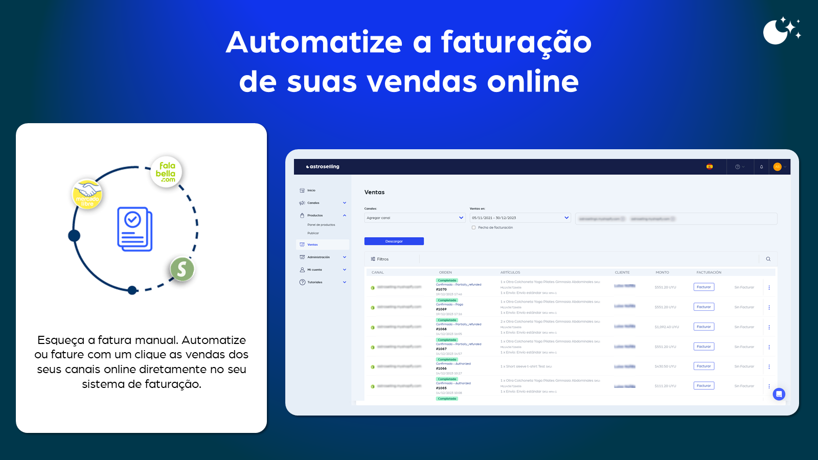 Automatize a faturação de suas vendas online