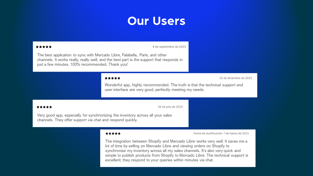 Our users recommend us!