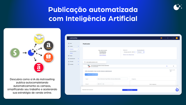 Publicação automatizada com Inteligência Artificial