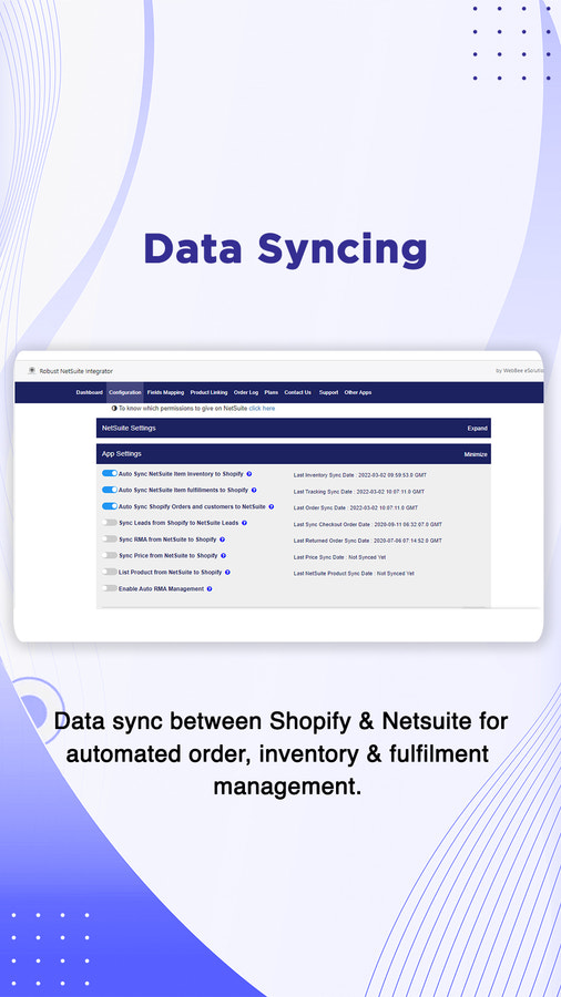 Data Sync arbejdsprocesser