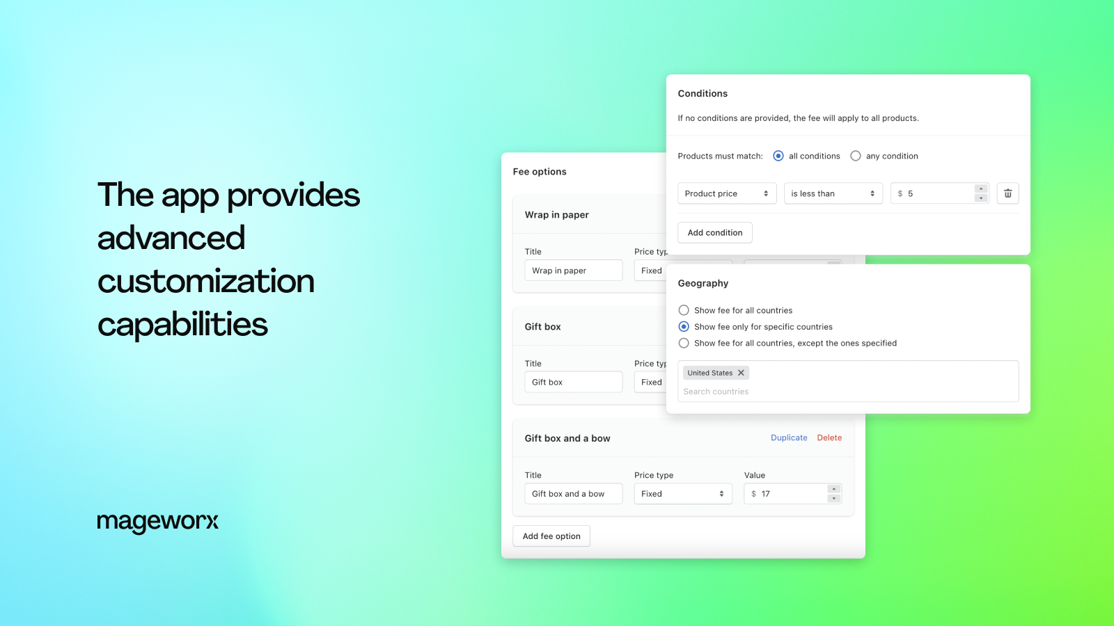 UpCharge: Surcharges & Fees - Surcharges and order fees to increase your sales and AOV'