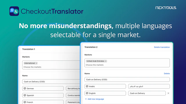 tradutor de checkout: traduzir métodos de envio e pagamento