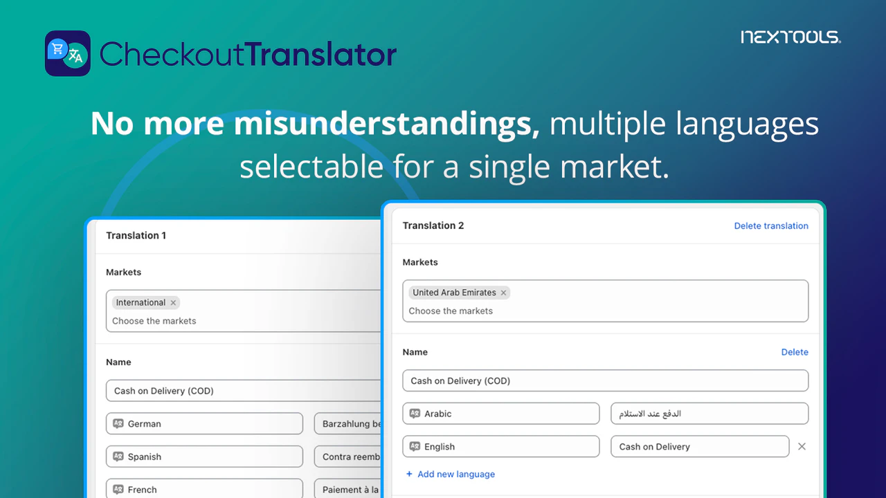 checkout translator: translate shipping & payment methods 