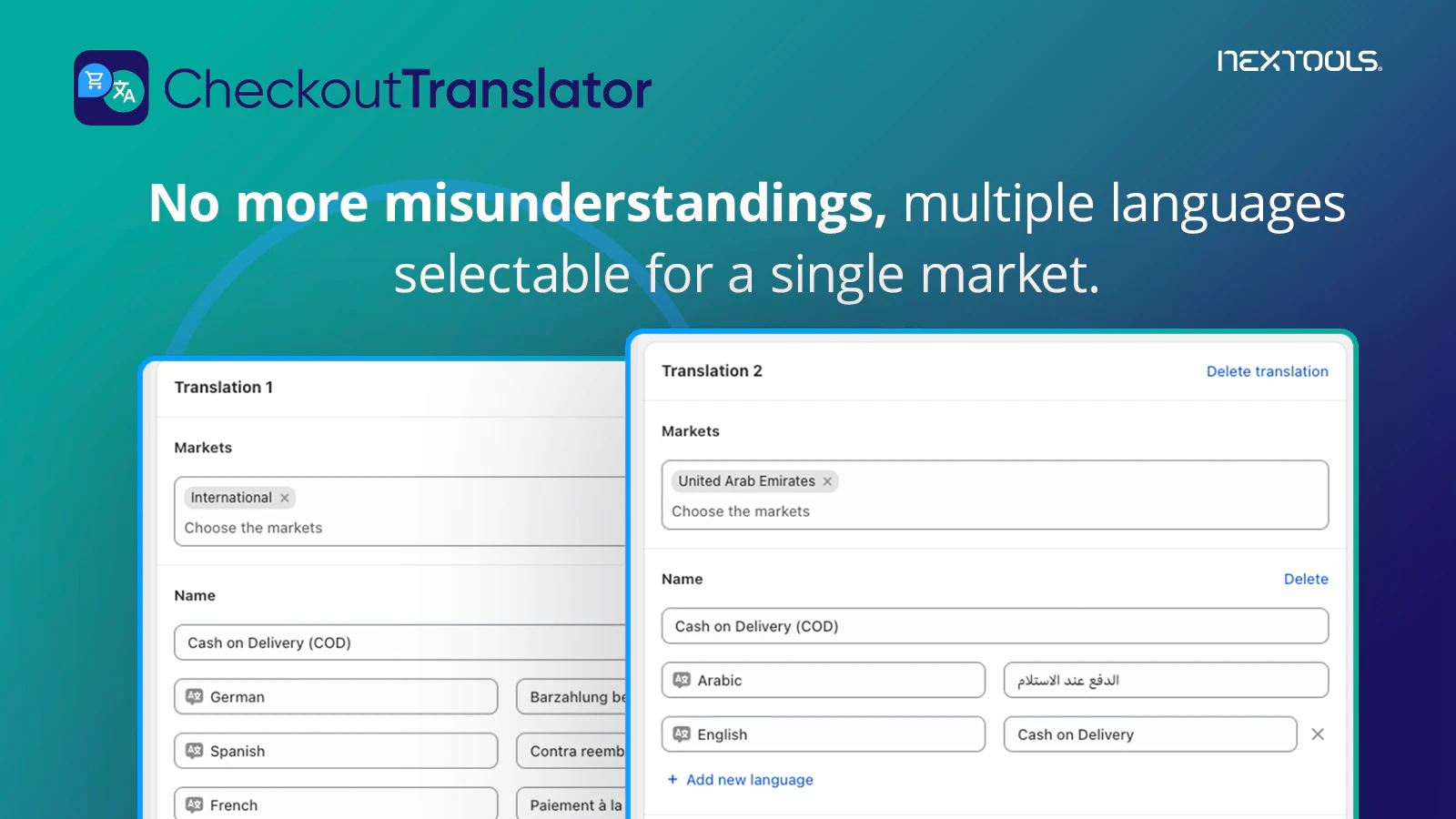 tradutor de checkout: traduzir métodos de envio e pagamento