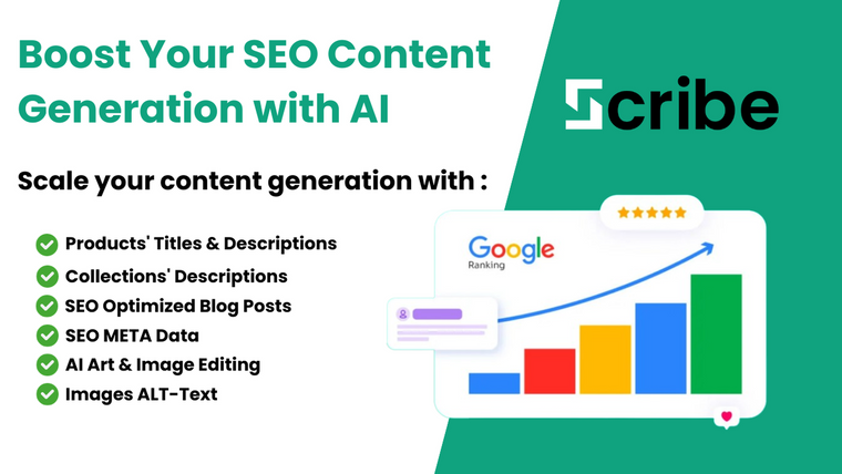 Scribe‑AI SEO Blogs Generator Screenshot