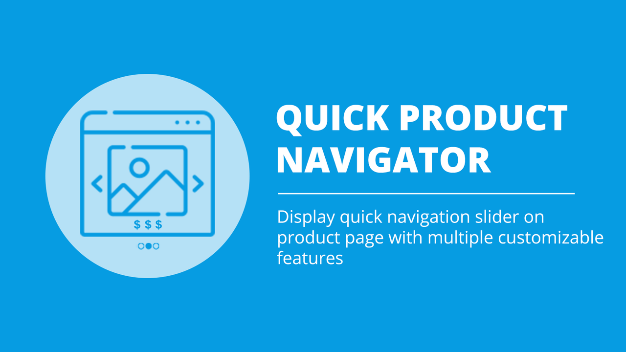 Quick Product Navigator Slide Screenshot