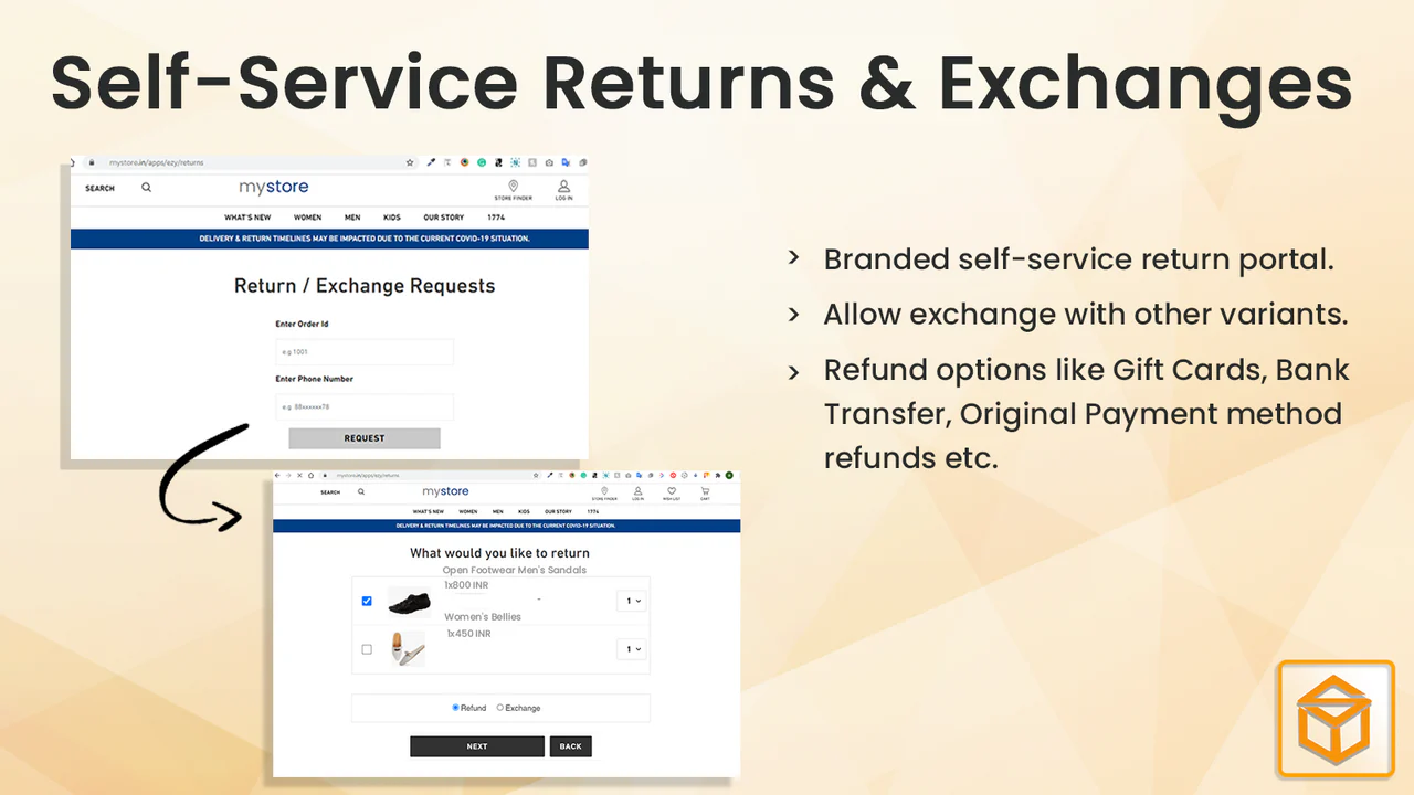 Self - Service Returns & Exchange