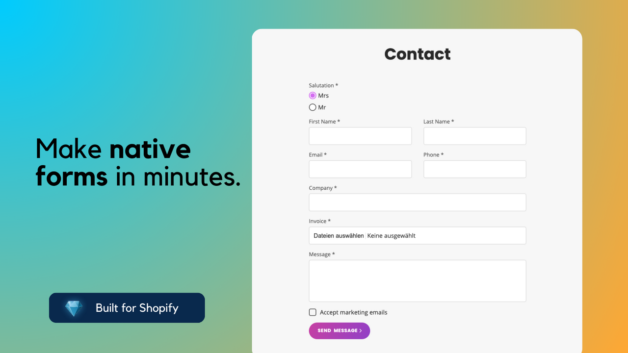 Formful – Contact Form Builder Screenshot