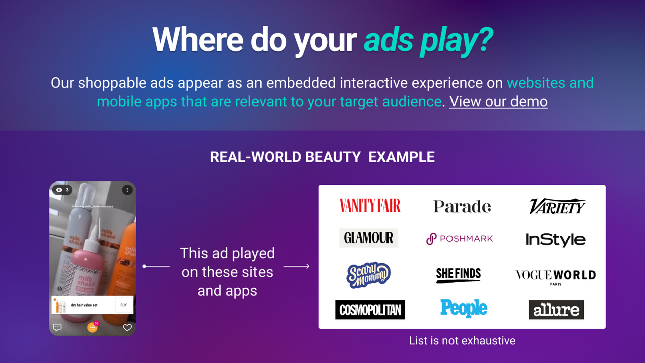 Where your ads play
