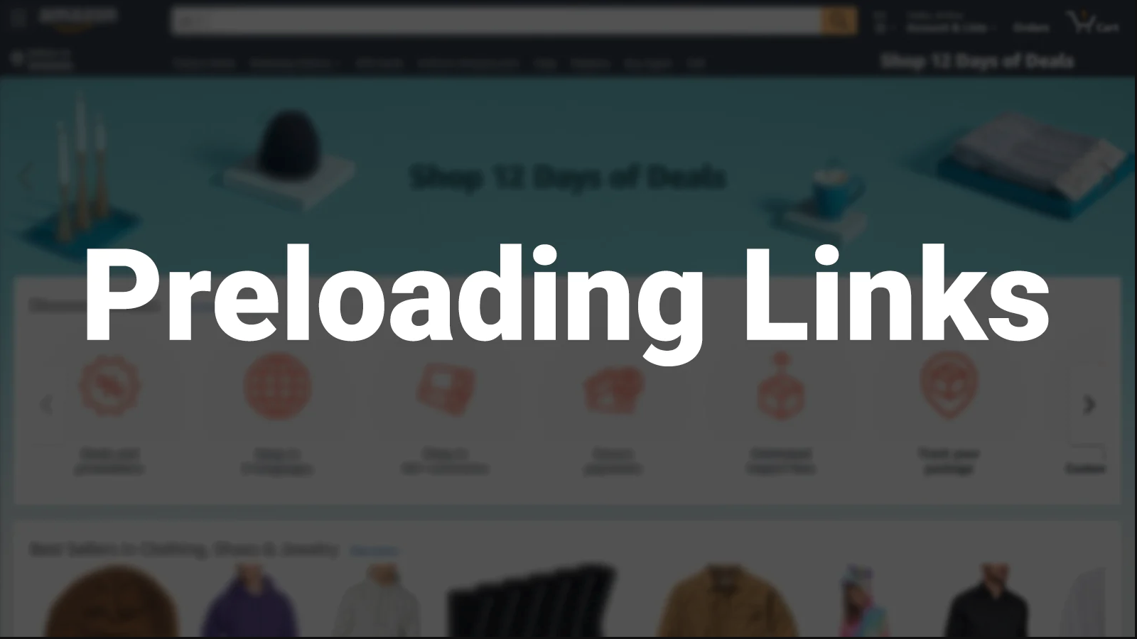 Preloading Links