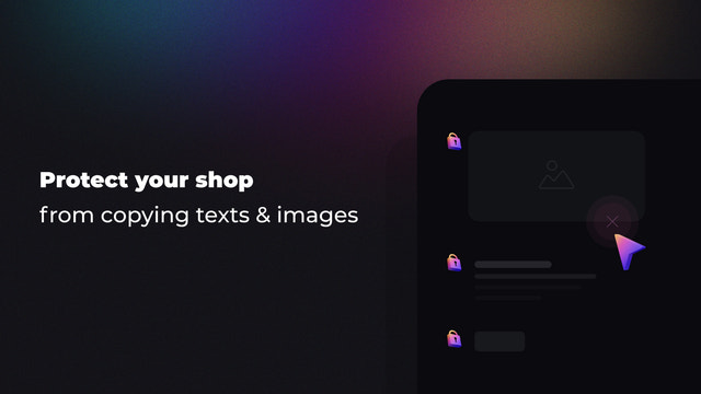 Protege textos, imágenes y los más vendidos de tu tienda Shopify