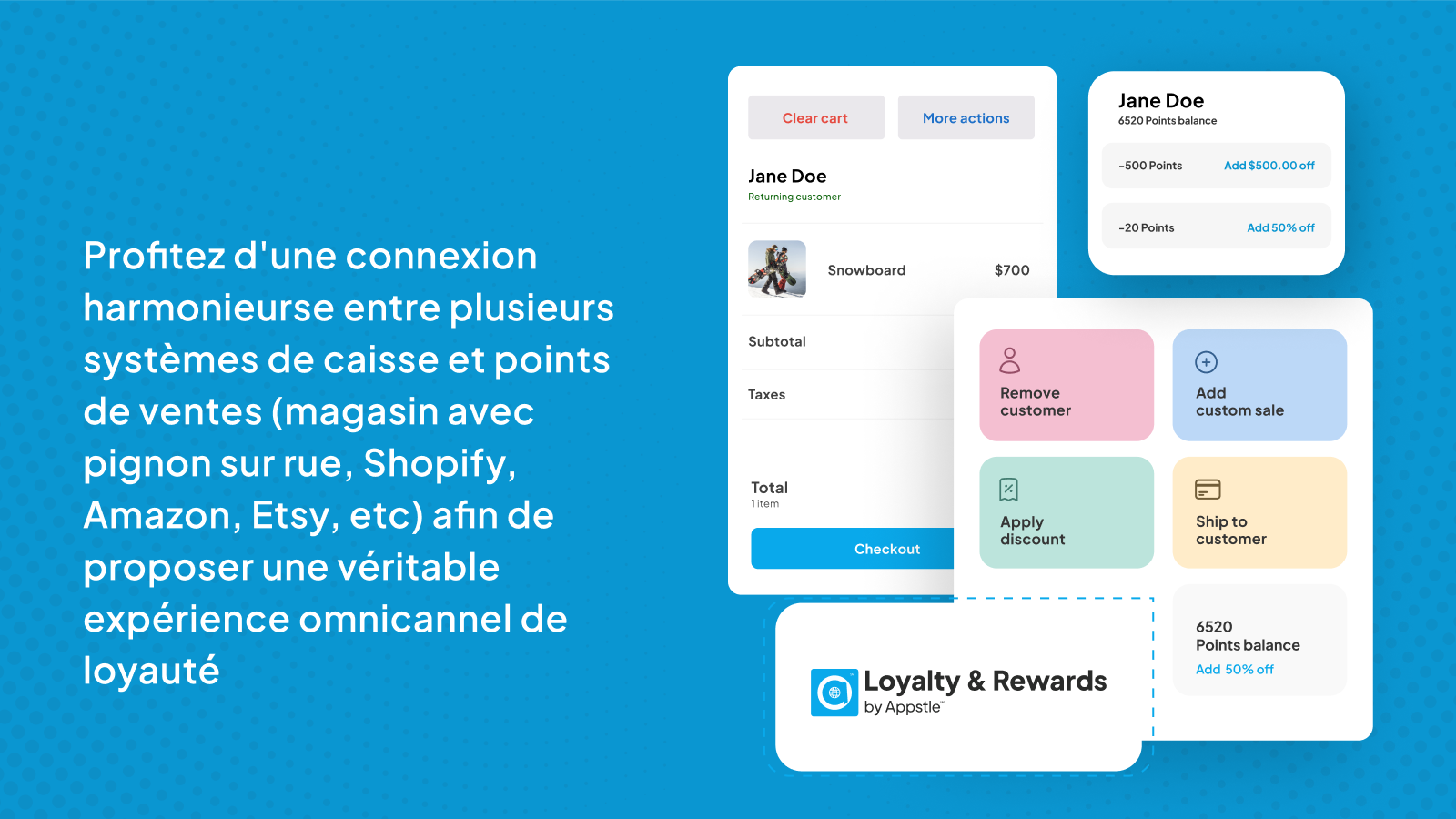 Connectez plusieurs sytèmes de caisse et points de vente