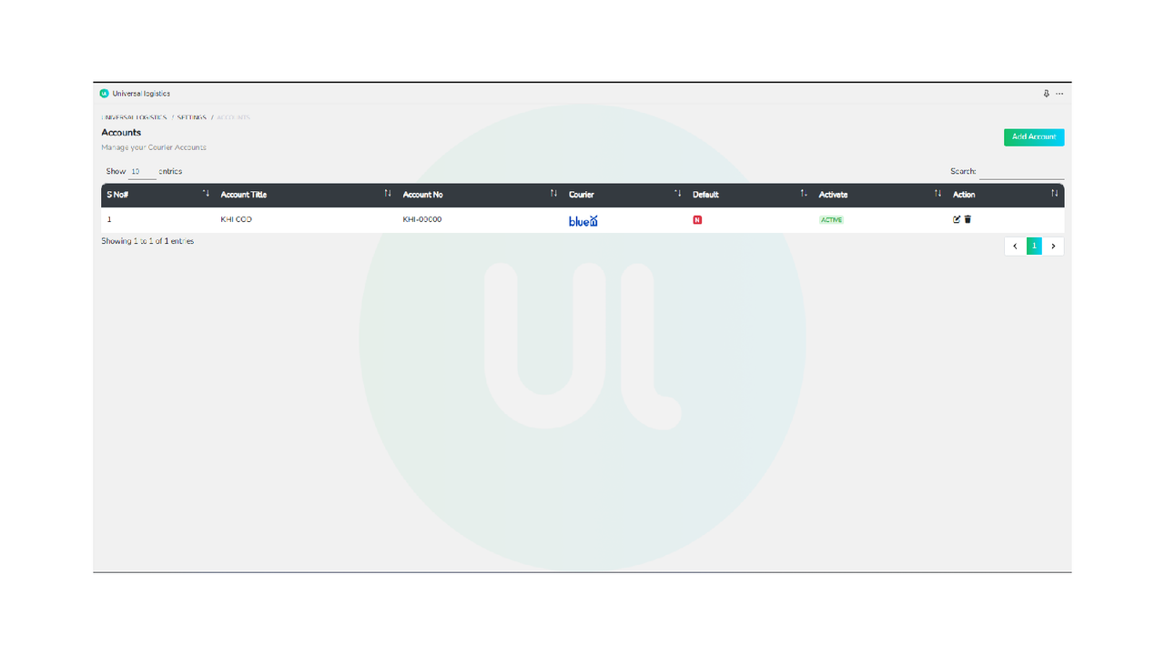 Configuration du compte