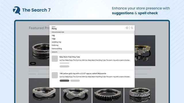 Enhance your store's presence with suggestions and spell check