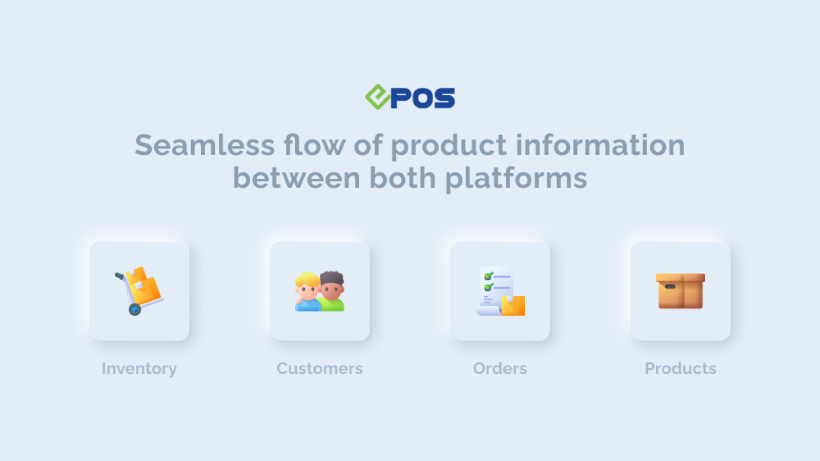 Seamless flow of product information between both platforms