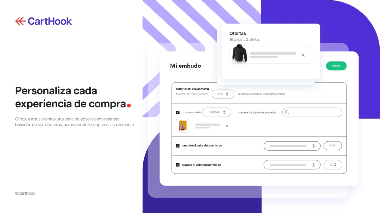 Personaliza cada experiencia de compra.