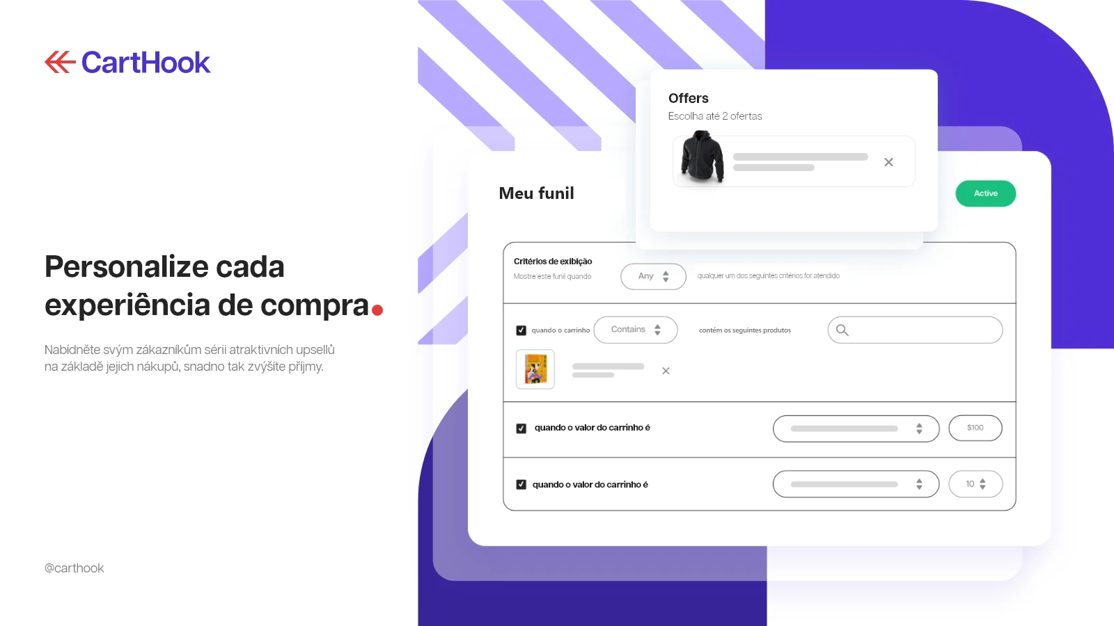 Personalize cada experiência de compra.