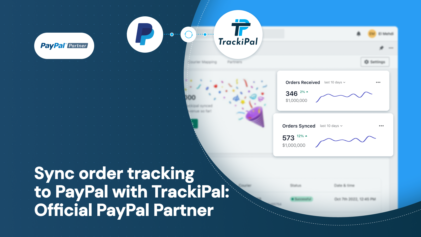 TrackiPal er nu godkendt af PayPal for PayPal Tracking Sync