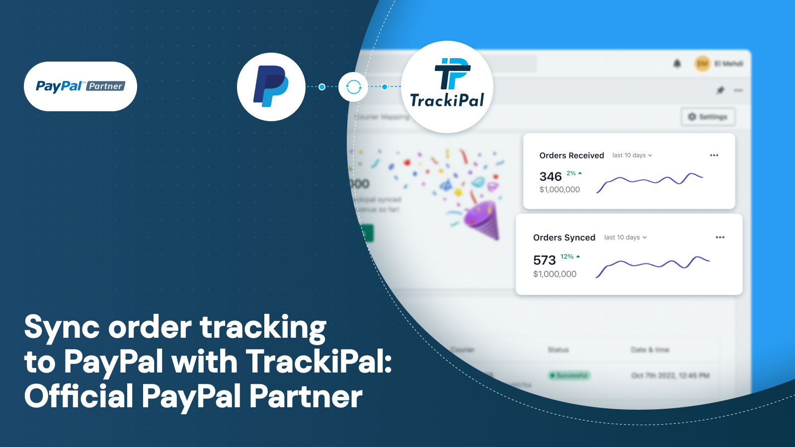 TrackiPal - Synkroniser PayPal Tracking for Afsendte Ordrer i Realtid