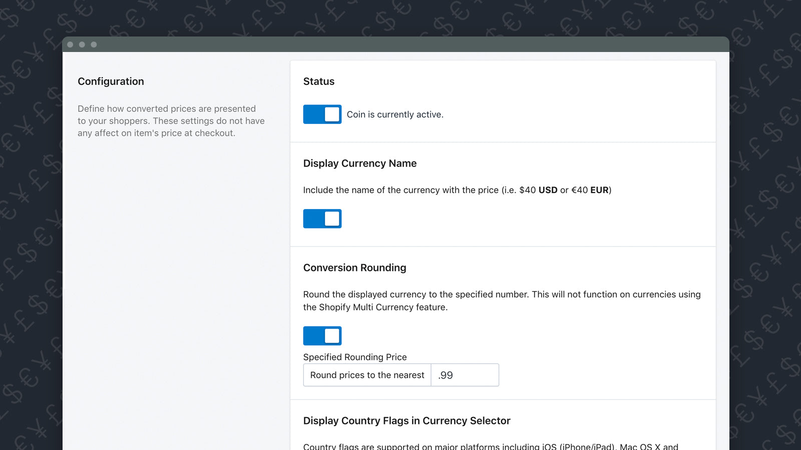 Coin Currency Converter Screenshot