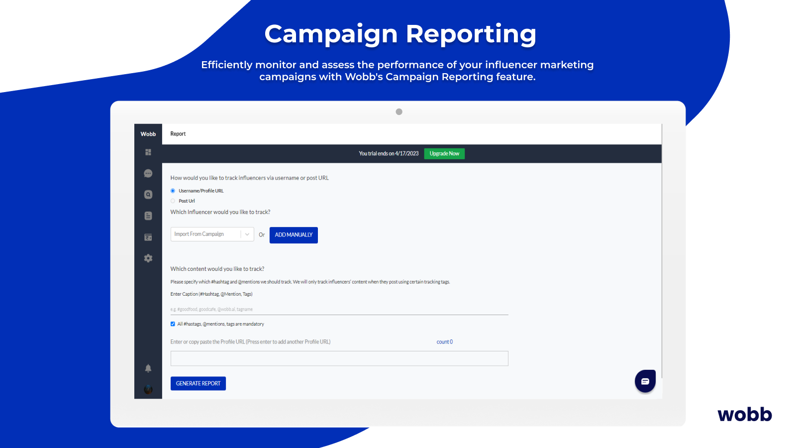 Kampagne Rapportering
