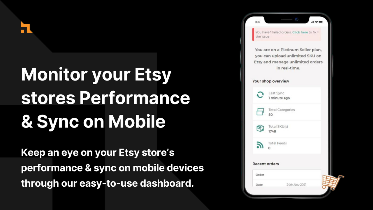 Monitor your store's performance on mobile devices