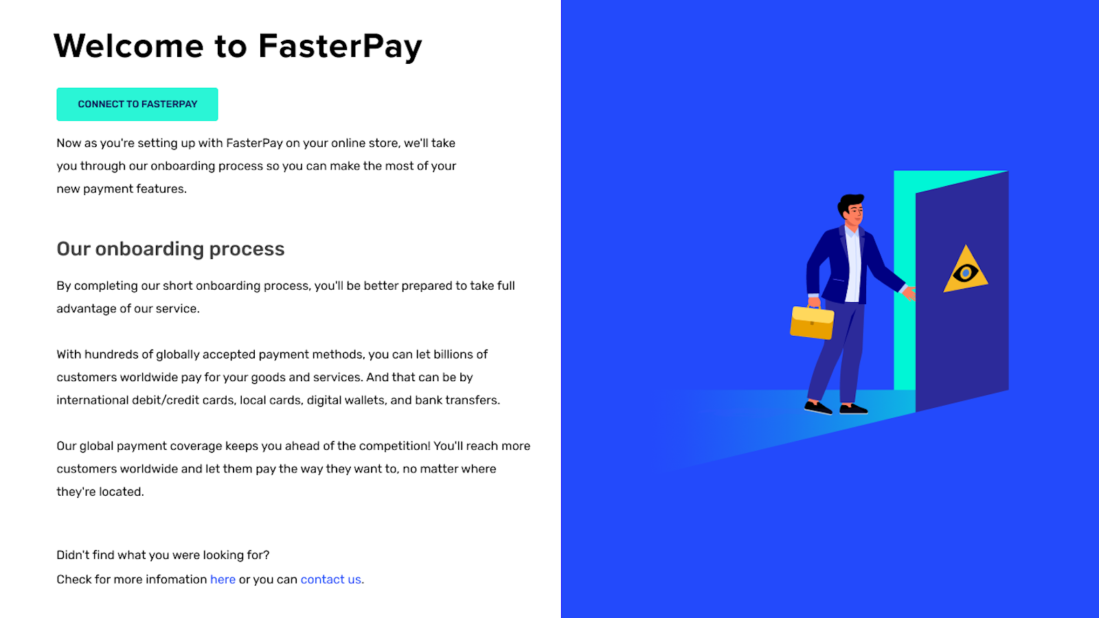 FasterPay installations side