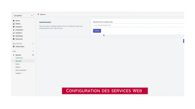 Configuration des services web 