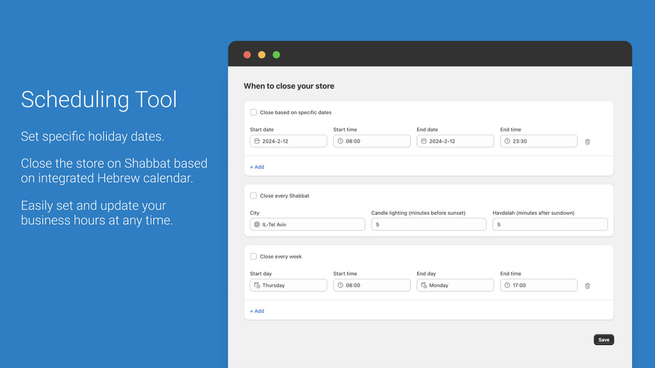 TimesApp - Scheduling Tool