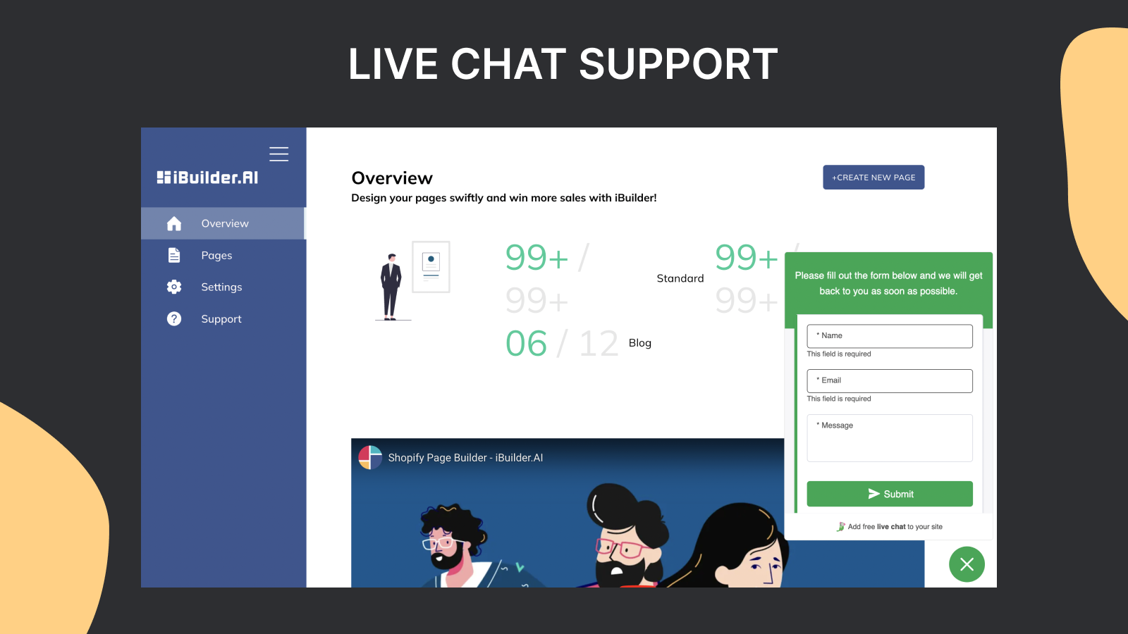 Live Chat Support