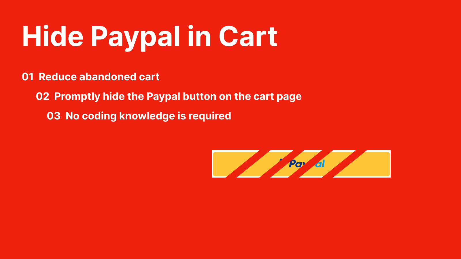 Hide paypal in Cart